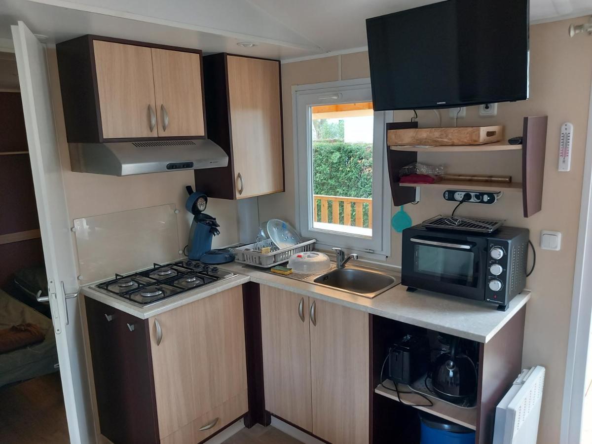 mobil home tout confort 6 personnes climatisé au pied du Luberon La Roque-d'Antheron Esterno foto